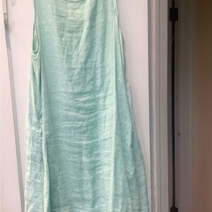Sigrid Olsen Mint Green Linen Dress